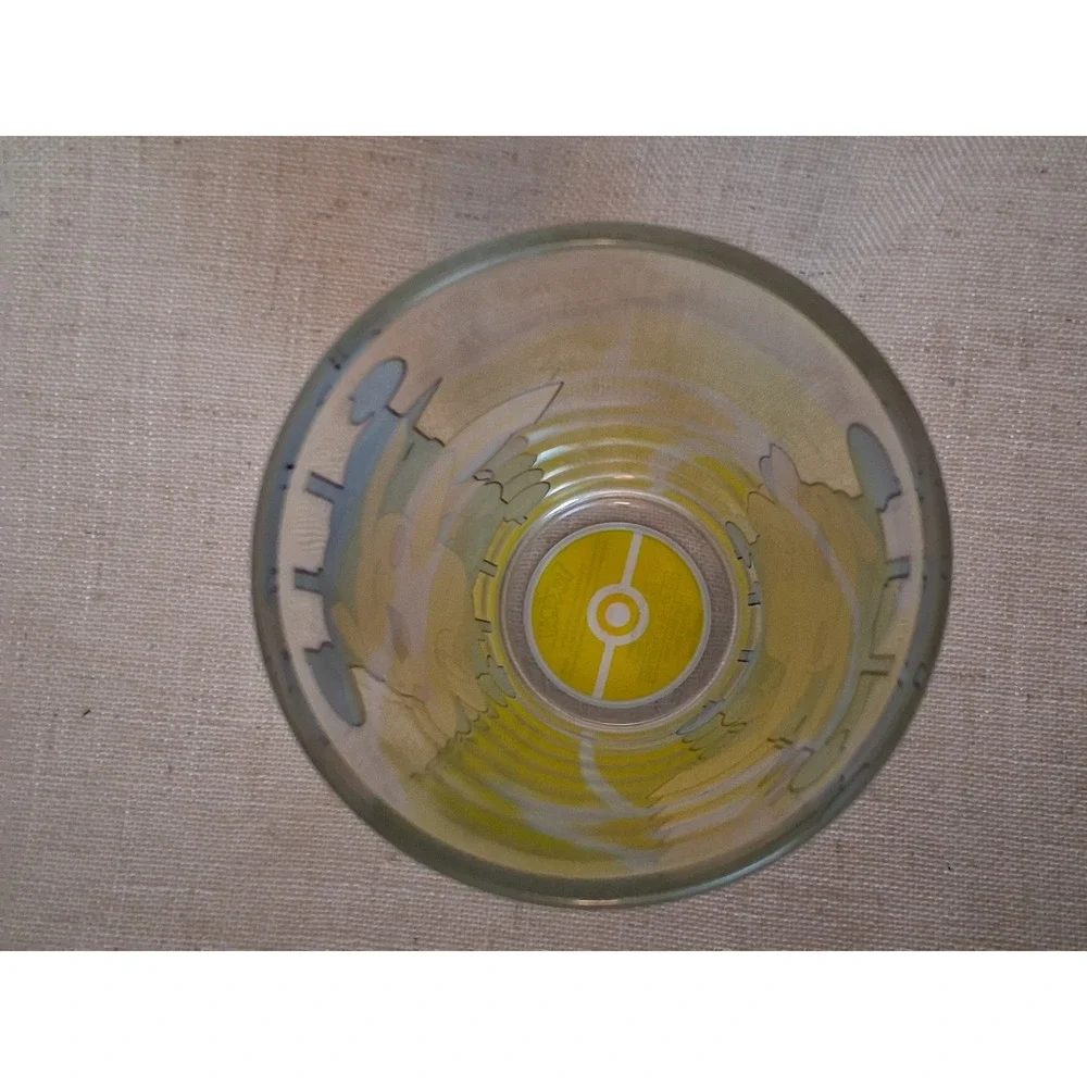 Pokemon Pikachu Just Funky Glass Tumbler 16oz Blue Poke Ball Nintendo 2016